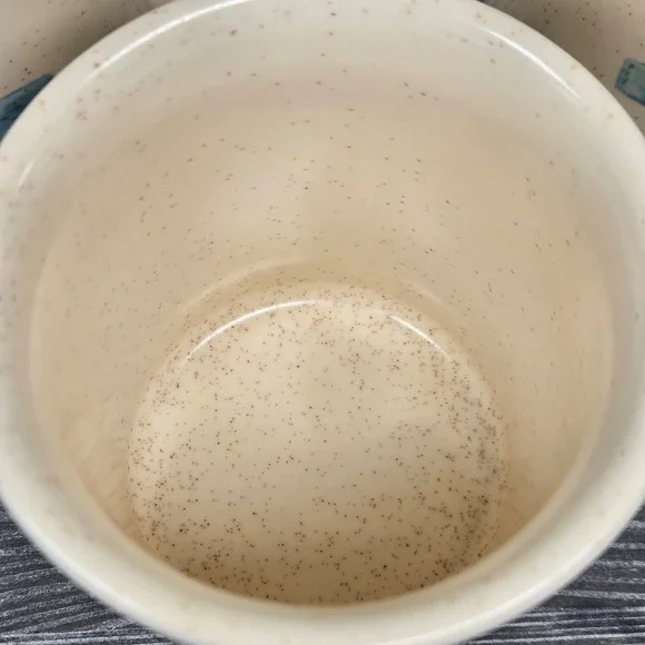 VTG Pfaltzgraff Saratoga Aztec Southwestern Speckled Stoneware Mugs, Set 4, RARE - Picture 12 of 16